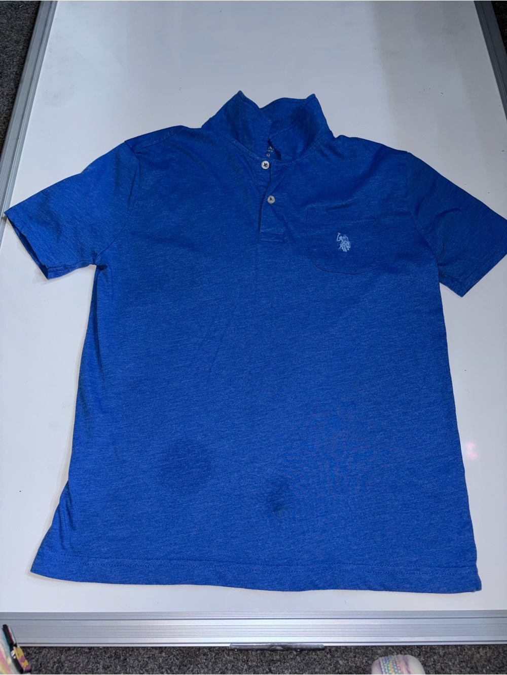 U.S. Polo Assn. Men’s Royal Blue Short-Sleeve Polo